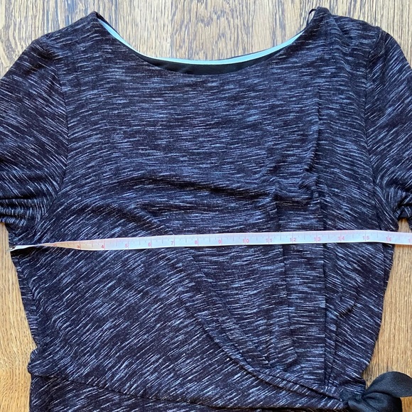 Anthropologie Black Faux Wrap “Talia” Dress - Picture 11 of 12